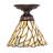 8" Wide Willow Jadestone Flushmount