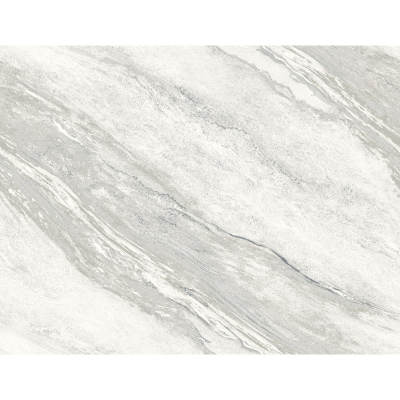 Bhargavi Marble Wallpaper, Grey/Ivory