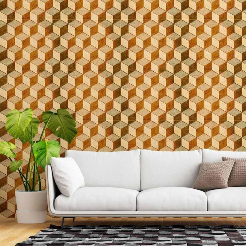 Rouleau de papier peint adhésif doux L 126 po x l 24 po