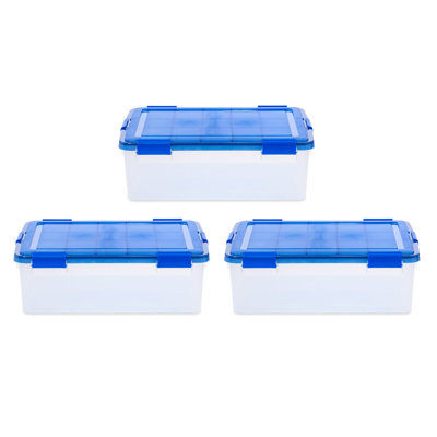 15 Gal. Weatherproof Plastic Storage Tote