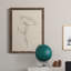 Floral Contour Study IV - Peinture sur toile encadrée-1356283339-1356283333