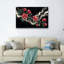 Ensemble de 1 tableau sur toile « Nuit florale »-130582664-130582665