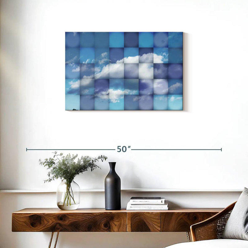 Alvord Geometric Clouds, 20" H x 30" W