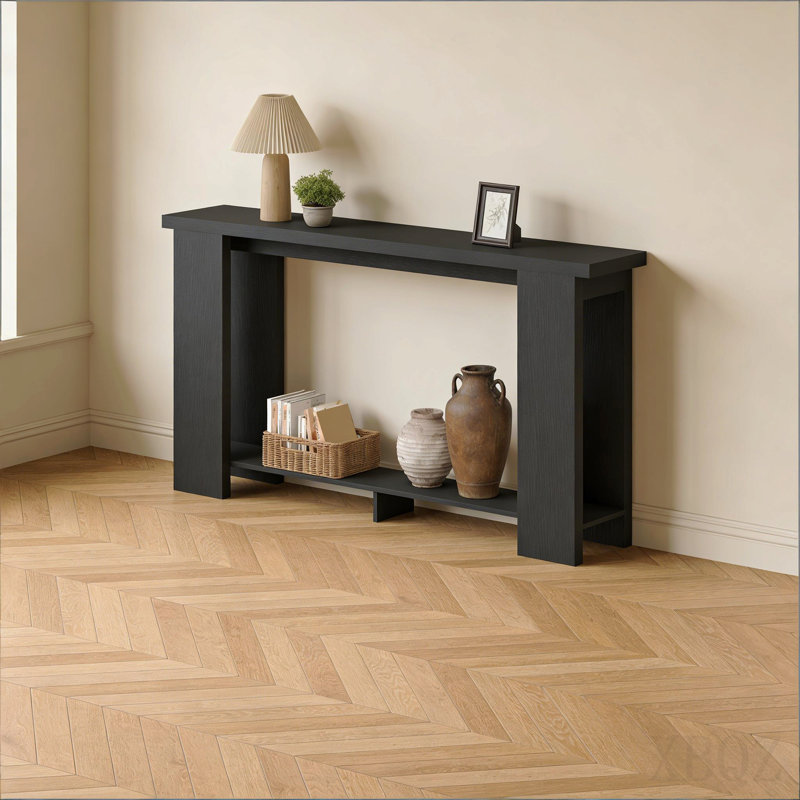 Console moderne étroite pour le vestibule ou derrière le canapé - Table d'appoint mince en bois pour petits espaces | Idée de cadeau