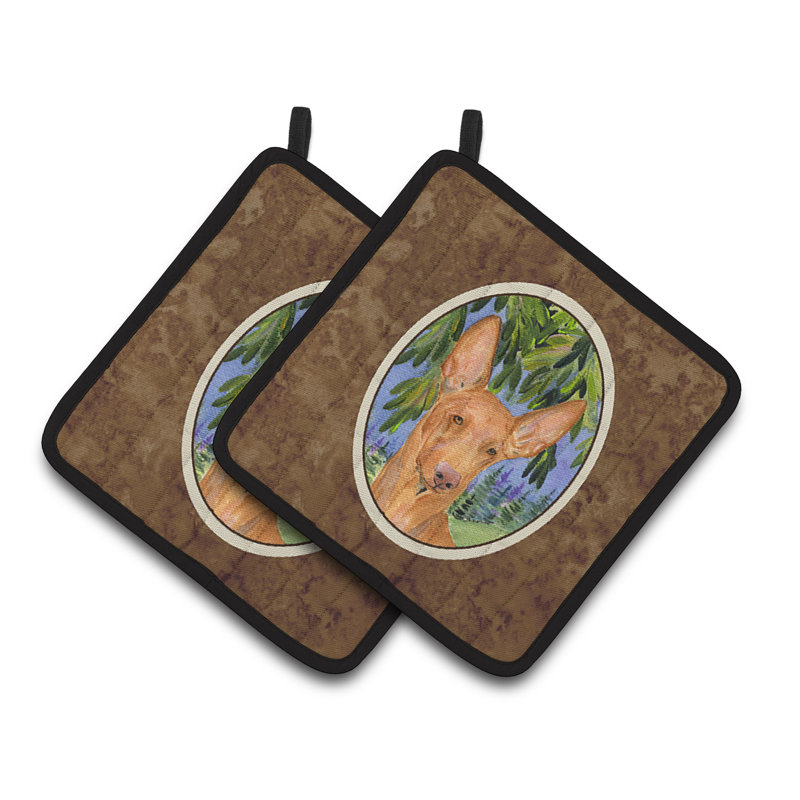 Caroline's Treasures Pharoh Hound Polyester Potholder