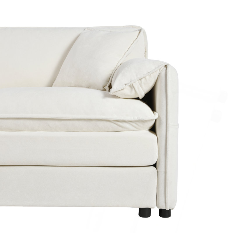 Canapé modulaire modulaire, ensemble de canapé en L surdimensionné pour siège profond, canapé à 3 places avec repose-pieds mobile, combinaison de bricolage, chenille