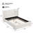 Upholstered Bed, Wingback Bed with Tall Headboard-129704349