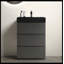 Meuble-lavabo autoportant en noyer avec grand lavabo en noyer-97891072-97891073
