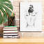 «Back Study 1» par Ethan Harper, art mural sur toile-285258825