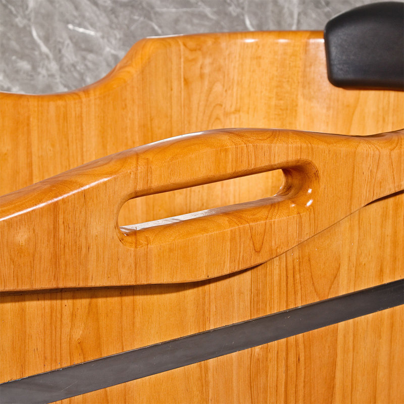 59’’ x 26’’ Freestanding Japanese Soaking Tub with Seat for Sitting or Reclining Bathing STT15001