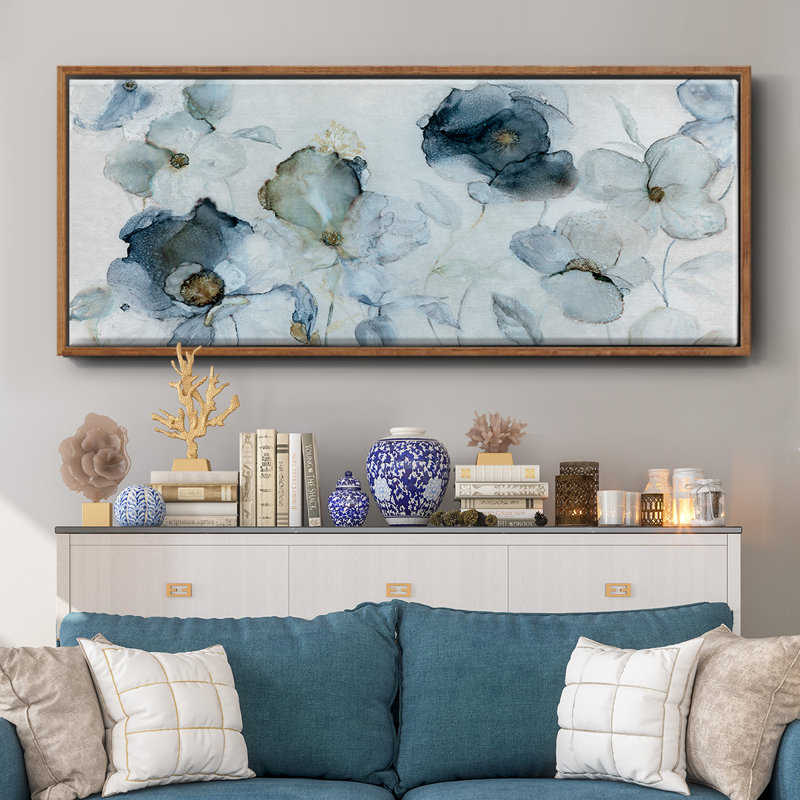 Flowering Indigo- Framed Canvas