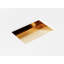 Badeloft 23.6" x 16.5" Stainless Steel Undermount Bathroom Sink ES-UB-04-L-BRG in Brushed Rose Gold-99358760