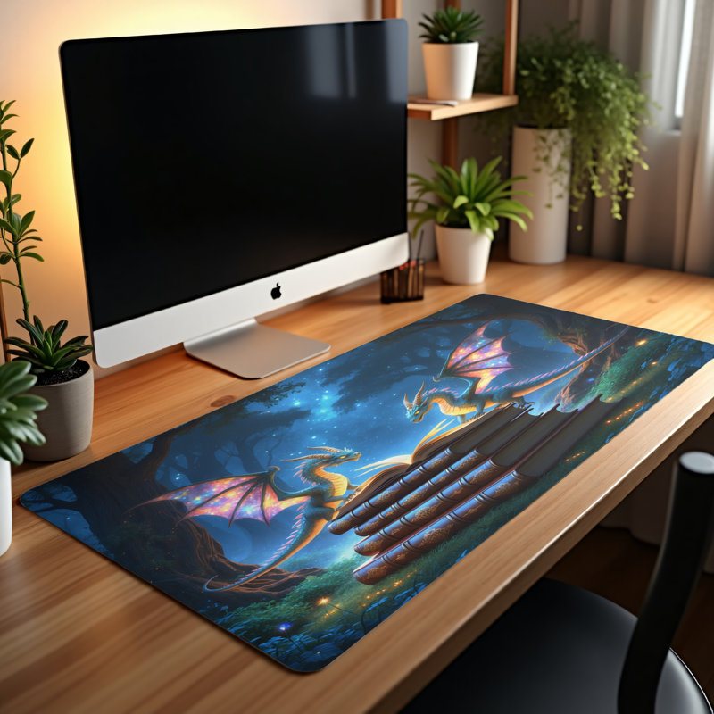 Polyester Desk Pad, 31.5x15.5