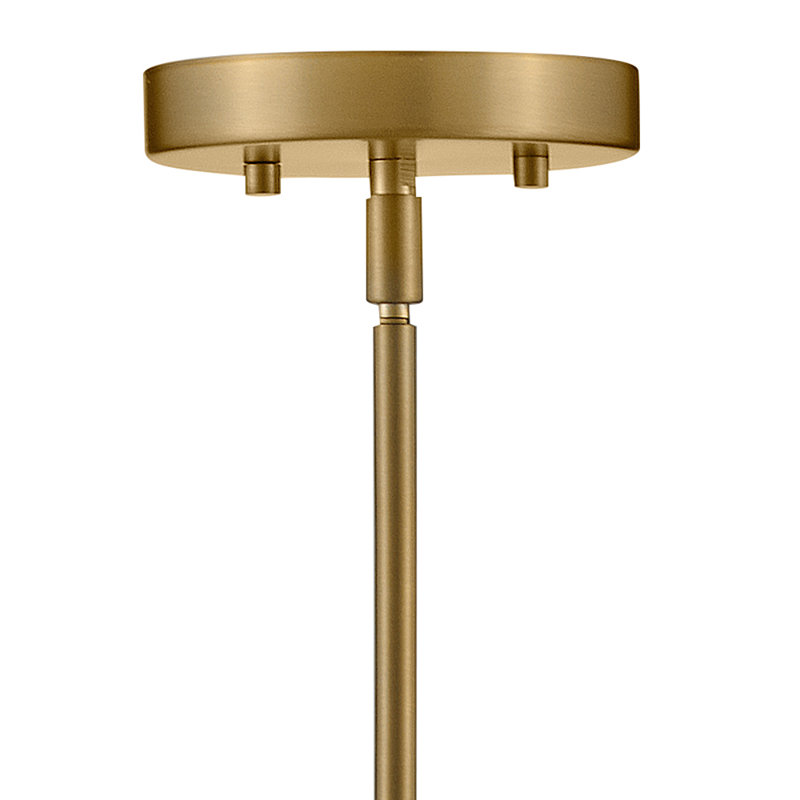 Candace 1 - Light Dome Pendant, Lacquered Brass