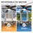  2 Pack 42 Inch Black Ceiling Fans with Lights, Flush Mount Ceiling Fan with Remote Control, 6-Speed Reversible DC Motor, Ceiling Fan for Bedroom, Living Room & Covered Outdoor-1910054877