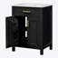 Ensemble de meuble-lavabo 24 po avec lavabo en céramique, meuble-lavabo peu encombrant - l 24 po x P 18 po x H 34 po, 2 portes à fermeture en douceur