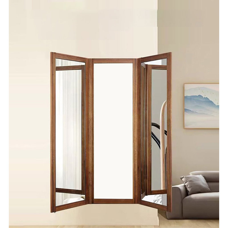 Miroir de garde-robe caché à trois volets, Tanné