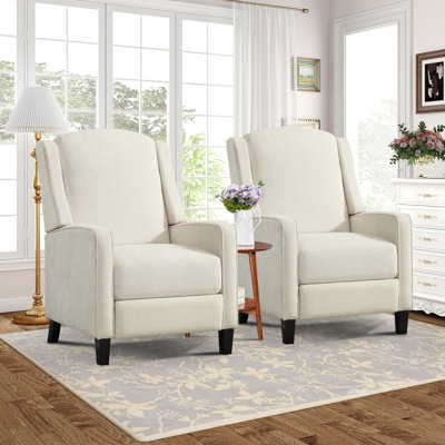 Mirranda 27.9" W Upholstered Push Back Recliner
