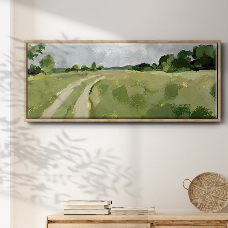 Meadow Trail I - Framed Canvas