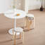  Ensemble de 4 tabourets d'appoint empilables 18,5 po-1930818426