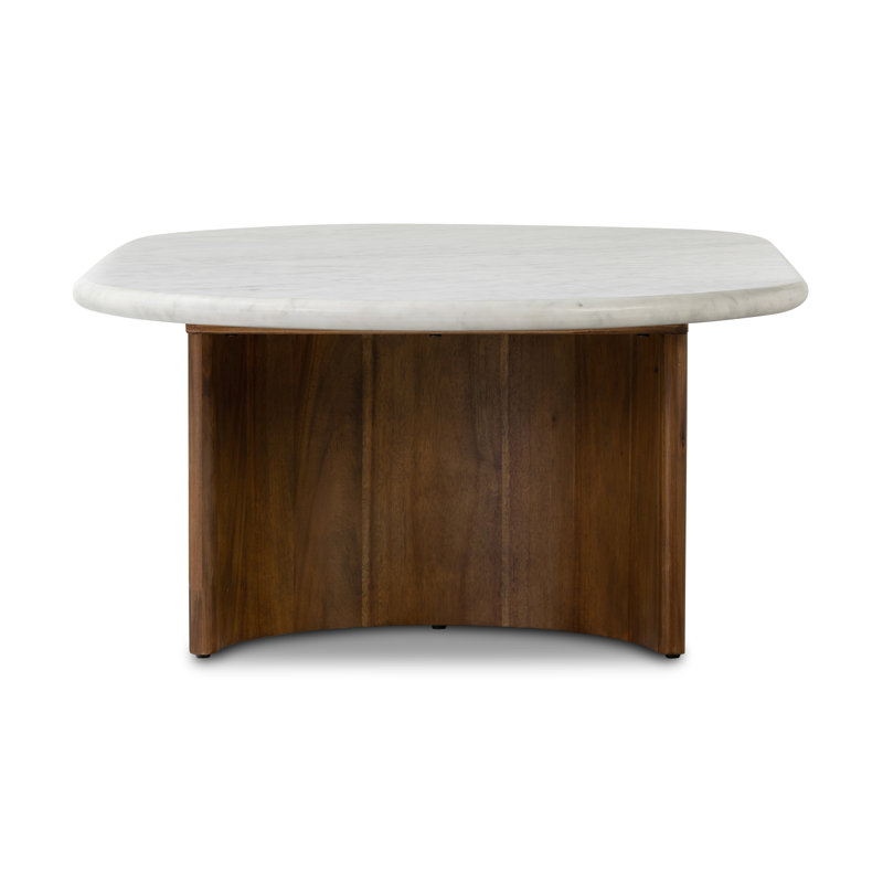 Paden Coffee Table, 17" H x 35" L x 65" W, Worn Oak