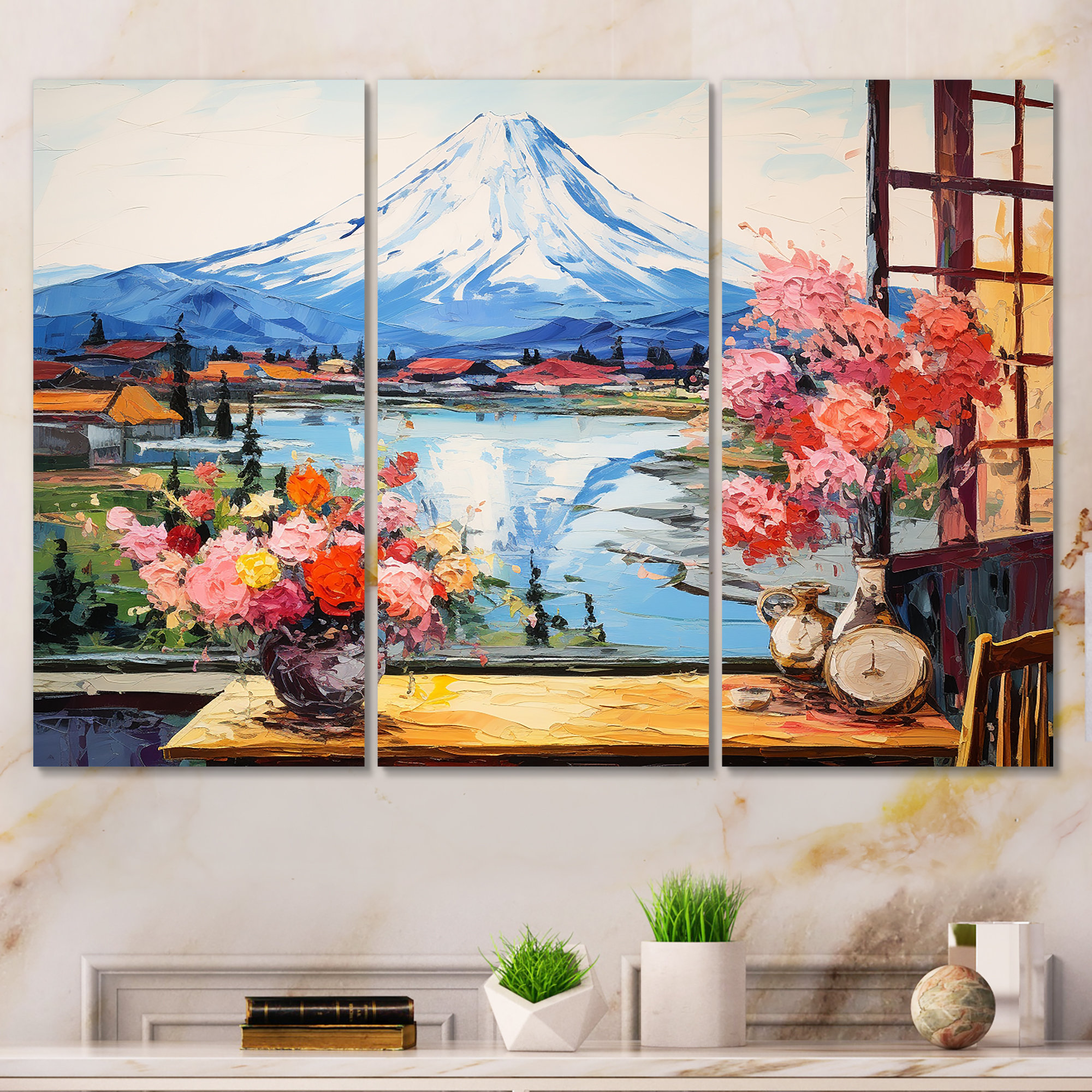 Red Barrel Studio Mountain Japan Windows Views Mount Fuji 1 Japan