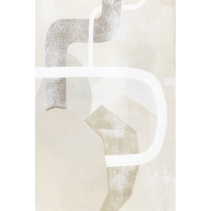 Quiet Affection I by Grace Popp - Painting, 76 cm H x 51 cm W, Black Floater Framed