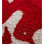 Coussin décoratif crocheté à la main Red Dove, 16 po