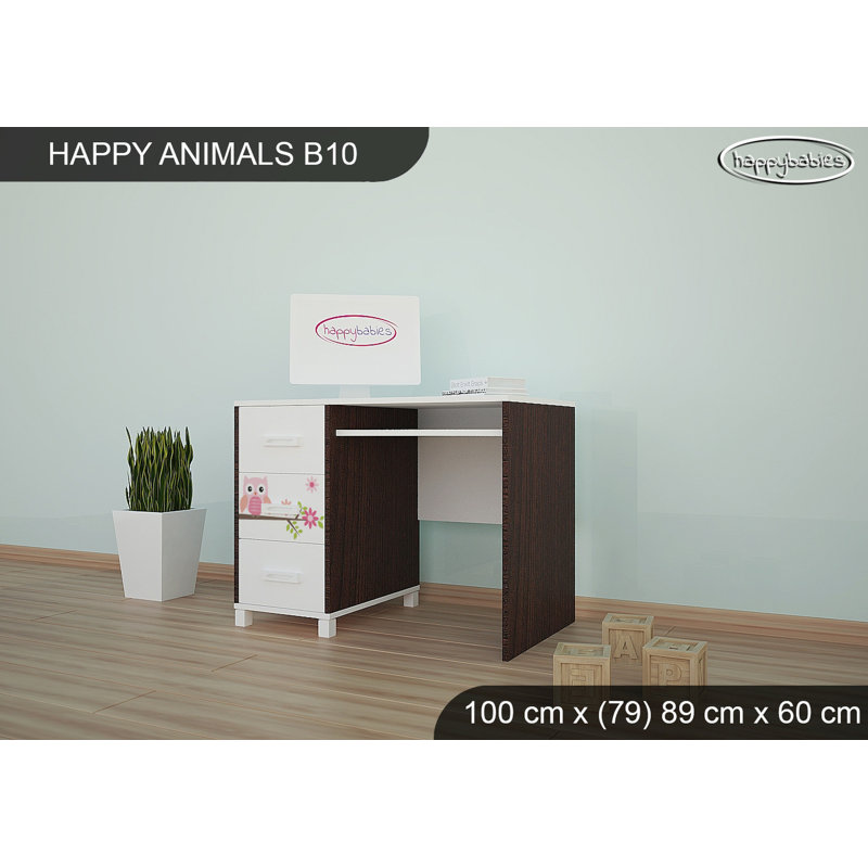 100cm Writing Desk, Chestnut