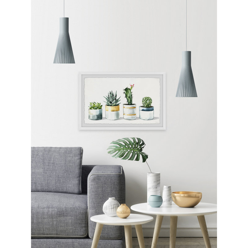 «Cactus Is Perfect», reproduction encadrée, H 8 po x l 12 po x P 1,5 po