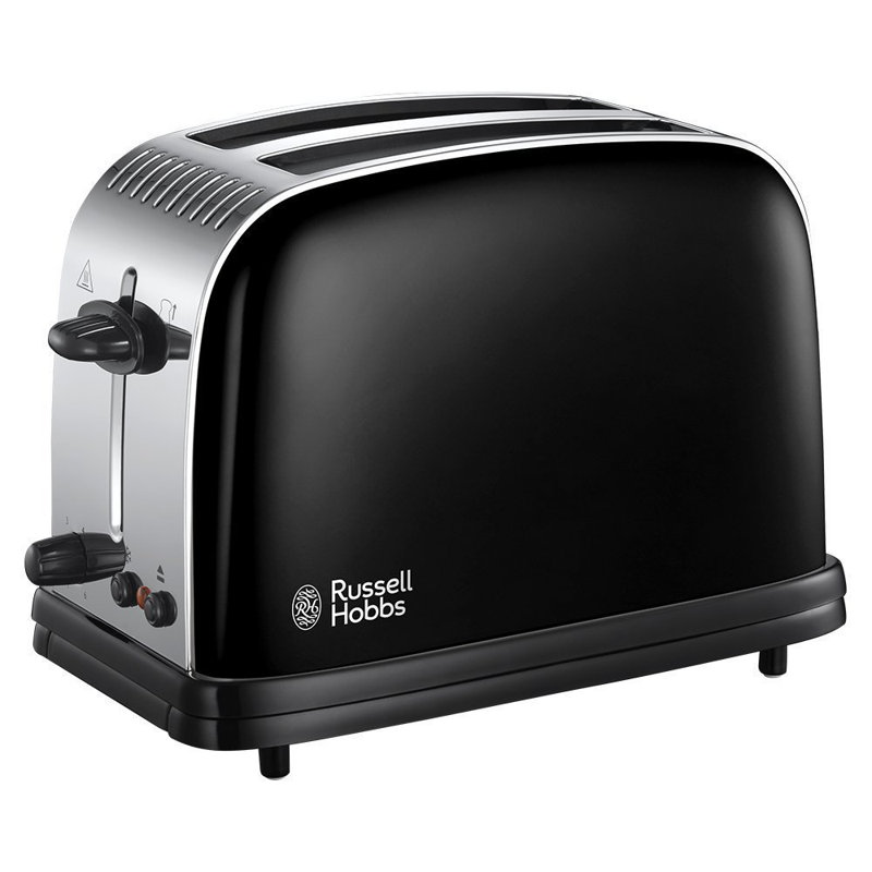 2-Slice Colours Plus Toaster, Black