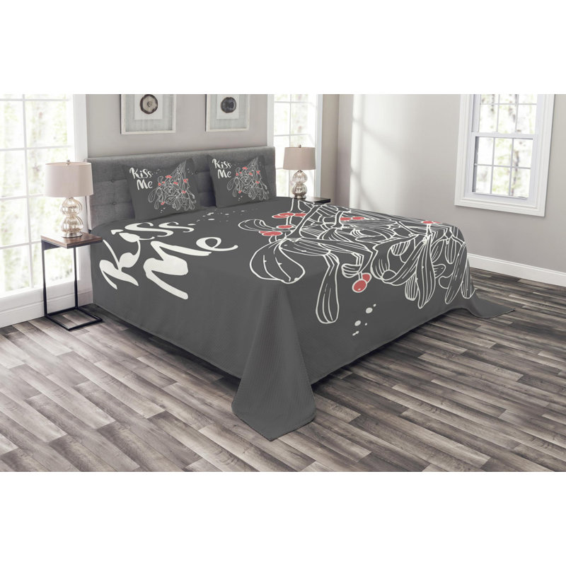 Farmhouse / Country Polyester Coverlet, Queen Coverlet + 2 Shams