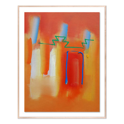 Red Door Print by Charles Stuart