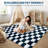 Abstract Rug Checkerboard Area Carpet Machine Washable Non-slip Stain Resistant Rugs for BedroomNurseryLiving RoomHome Office-935604663-935604620