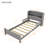 Marquece Wood Bed with Bookcase Headboard and LED Motion Sensor Light-115684234-115684236