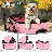 3-In-1 Pet Stroller With Detachable Carrier, Foldable Pet Dog Cat Jogger Stroller With Padded Handle