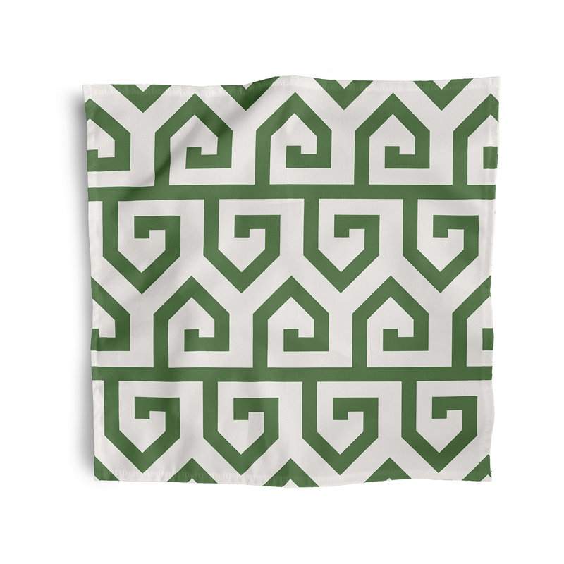 Ensemble de serviettes 4 pièces, L 18 po x L 18 po, Vert