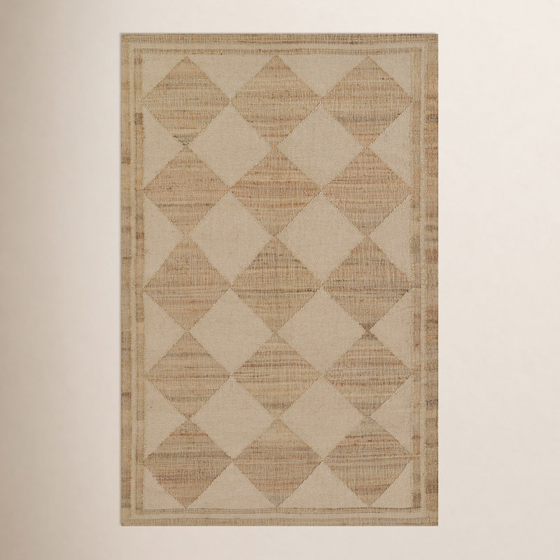 Erin Gates by Momeni Orchard Court Ivory Hand Woven Wool and Jute Area Rug, Rectangle 10' x 14'