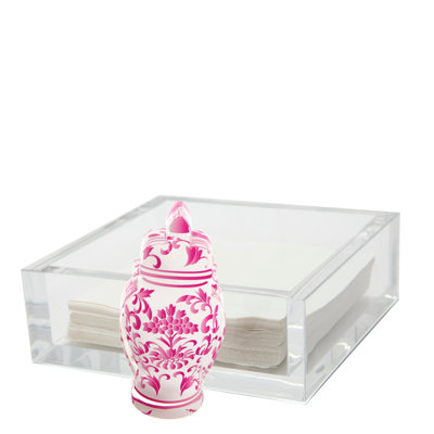 Porte-serviettes rose