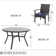 Alyah Rectangular 4 - Person 44" Long Dining Table with Cushions