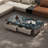 Luxury-lite rectangular marble coffee table