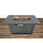 Steel Propane/Natural Gas Outdoor Fire Pit Table With Lid-851760891