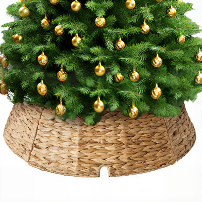Accessoire de jupe d'arbre de Noël tissé pour Noël