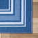 Tapis bleu antidérapant Qulin