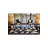 Black And Beige Themed Triangular Geometric Patterned Creative Modern Decorative Carpet-1618699966
