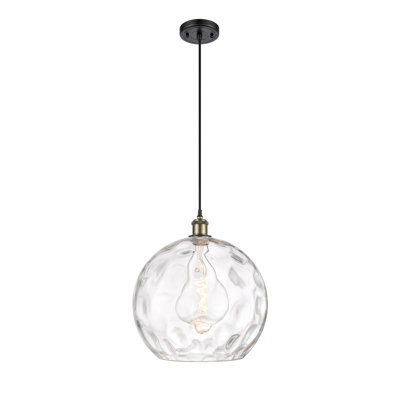 Roxane 1-Light Dimmable Steel Single Pendant
