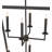 Kitzi 8 - Light Steel Dimmable Lantern Linear Chandelier
