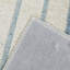 Rectangle rayé P.E.T. Tapis intérieur / extérieur bleu / ivoire-248021005
