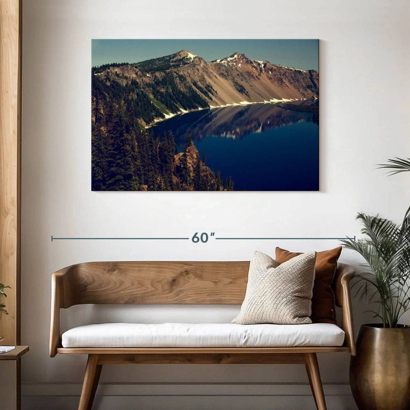 Lac de cratère d'Alvord, Oregon, H 30 po x l 45 po