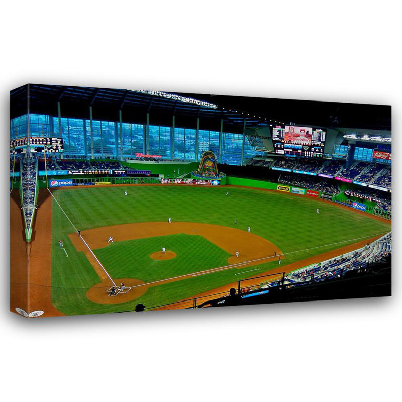 Marlins Park, 31" H x 48" W